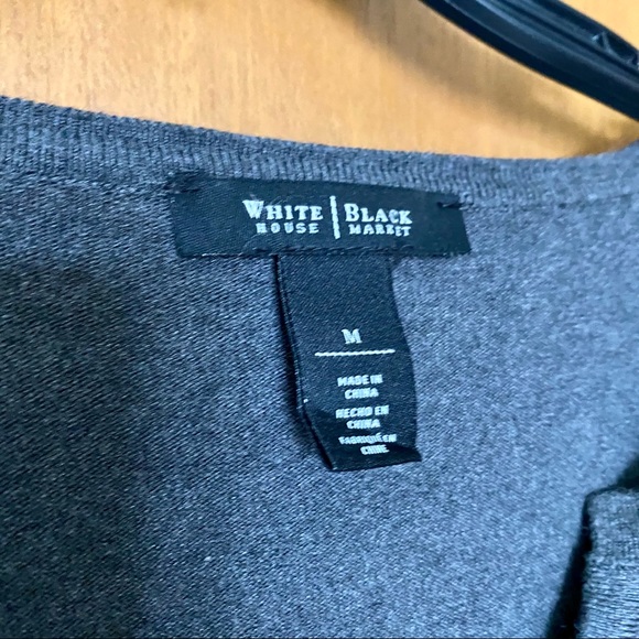 White House Black Market 3/4 Sleeve Cardigan - Picture 7 of 8